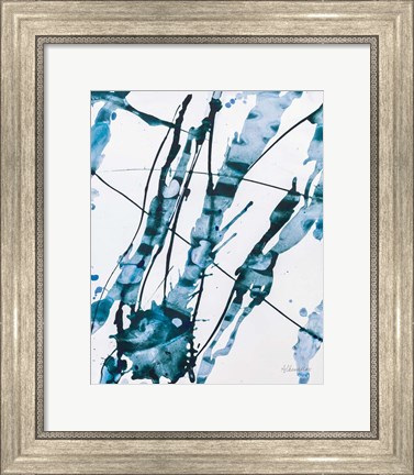 Framed Abstract Splash Print
