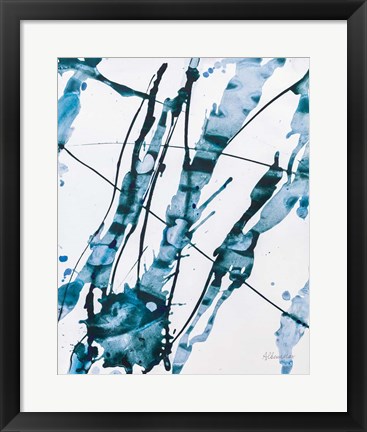 Framed Abstract Splash Print