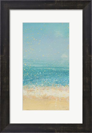 Framed Beach Splatter I Crop Print