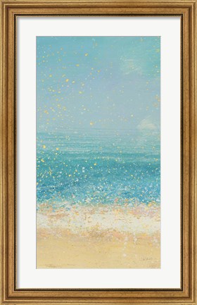 Framed Beach Splatter I Crop Print