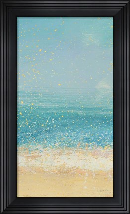 Framed Beach Splatter I Crop Print