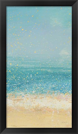 Framed Beach Splatter I Crop Print