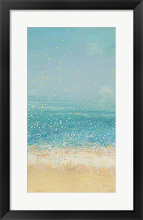 Framed Beach Splatter I Crop Print