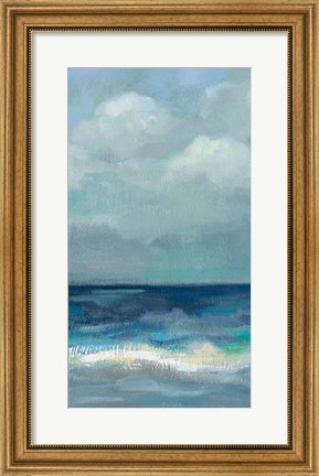 Framed Clouds and Sea Crop Print