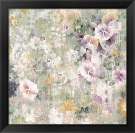 Framed Flower Shower Light Print