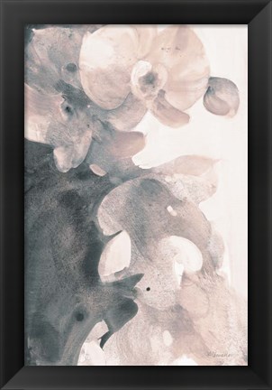 Framed Orchid Splendor II Blush Print