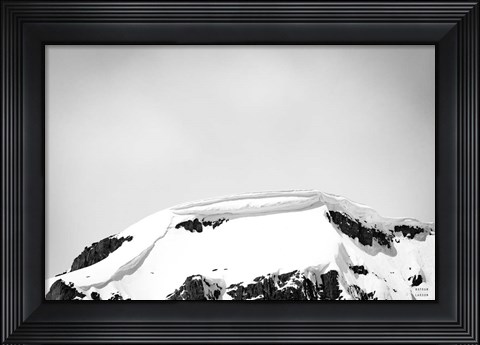 Framed Avalanche View Print