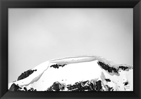 Framed Avalanche View Print