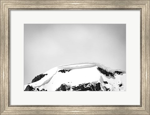 Framed Avalanche View Print