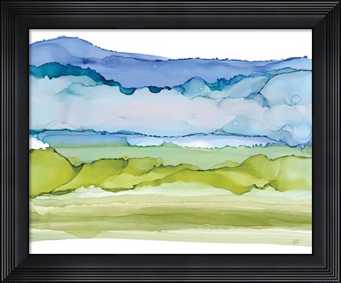 Framed Tinted Sky II Print
