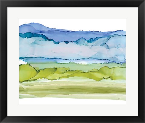 Framed Tinted Sky II Print