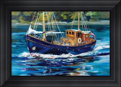 Framed Heading to the Show Print