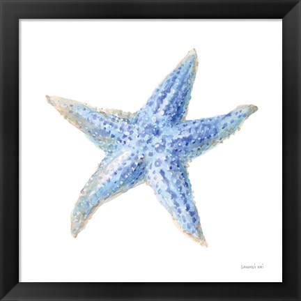 Framed Undersea Starfish Print