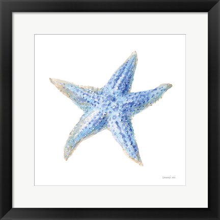 Framed Undersea Starfish Print