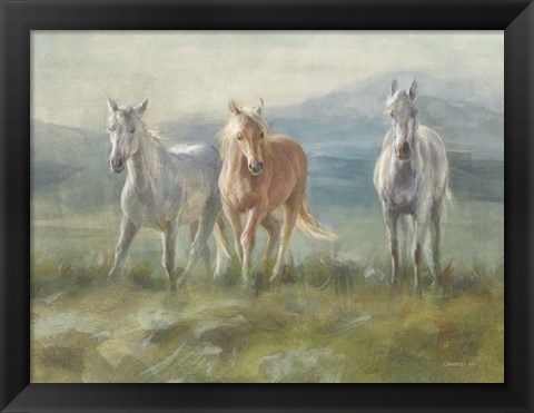 Framed Rangeland Horses Print