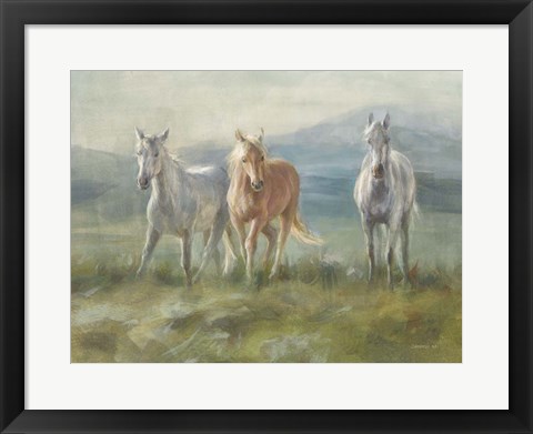 Framed Rangeland Horses Print