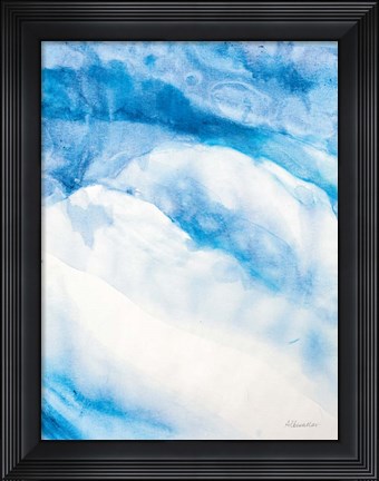 Framed Mountain Mist I Print