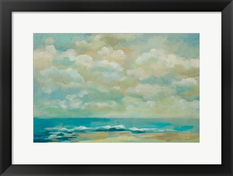 Framed Caressing Ocean Breeze Print