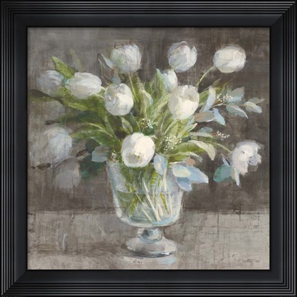 Framed Serene Tulips Print