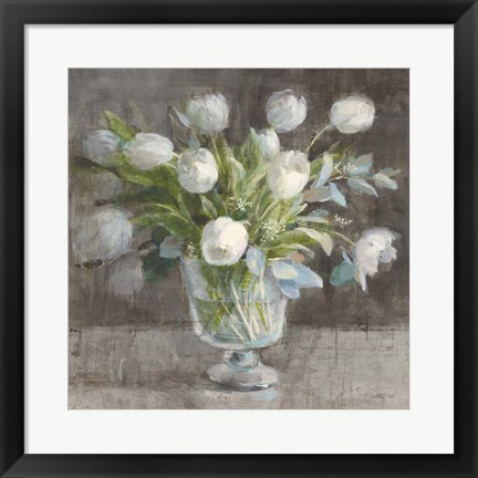 Framed Serene Tulips Print