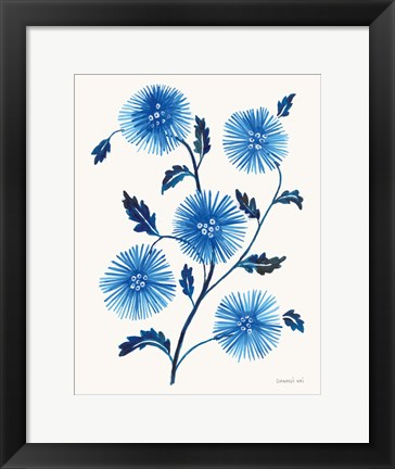 Framed Borrowed and Blue I Print