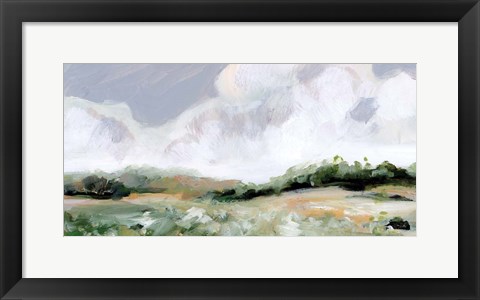 Framed Soft Summer Sky Print