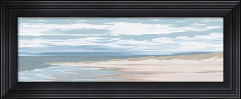 Framed Beach Waves And Breeze Print