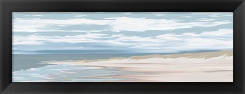 Framed Beach Waves And Breeze Print