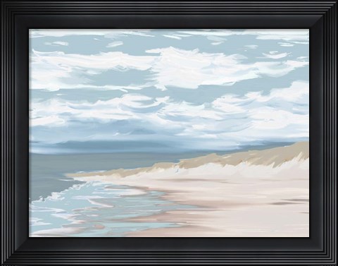 Framed Sand On The Beach Print
