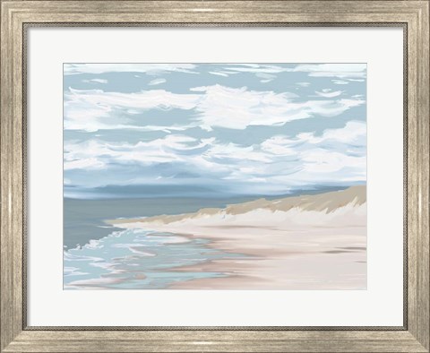 Framed Sand On The Beach Print
