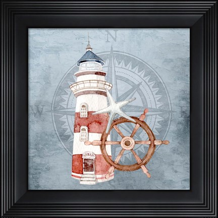Framed On the Coast 1 Print
