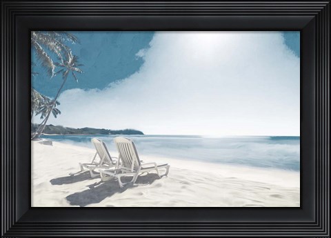 Framed Two Sitting Print
