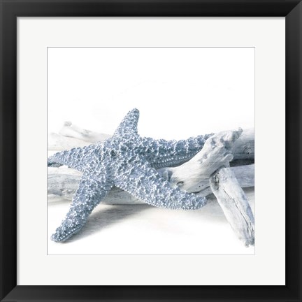 Framed Starfish Beach 4 V3 Print