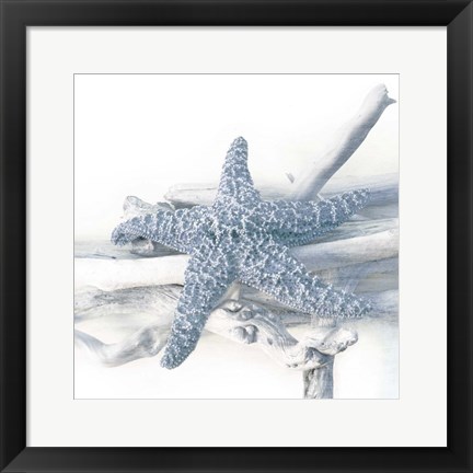 Framed Starfish Beach 5 V3 Print