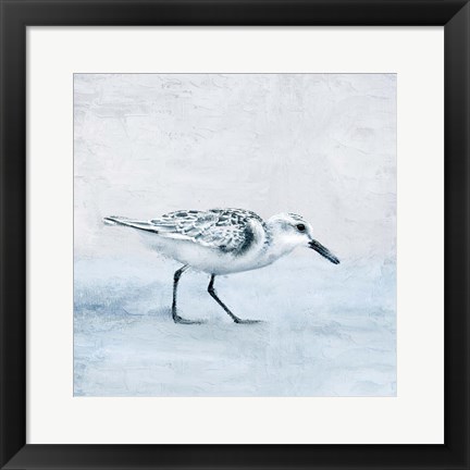 Framed Sandpiper 1 Print