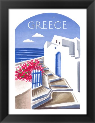 Framed Greece Print