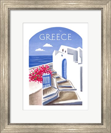 Framed Greece Print
