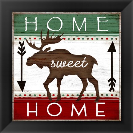 Framed Home Sweet Home Print