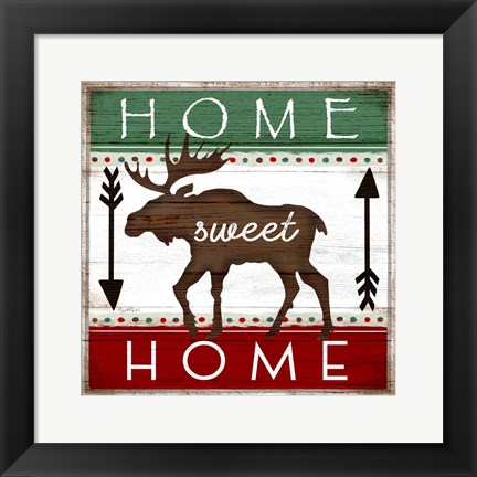 Framed Home Sweet Home Print