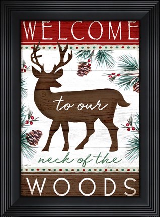 Framed Welcome Print