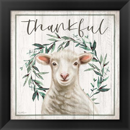 Framed Thankful Print