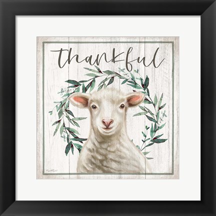 Framed Thankful Print