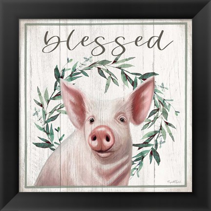 Framed Blessed Print