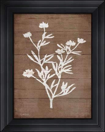 Framed Rustic Hearth I Print
