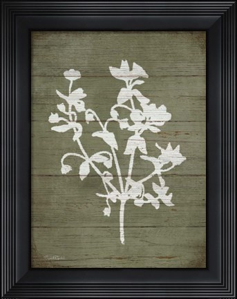 Framed Rustic Hearth II Print