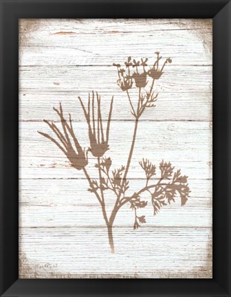 Framed Rustic Heart IV Print