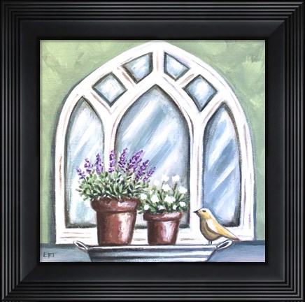 Framed Window Planter Print