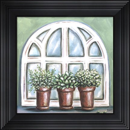 Framed Window Planter II Print