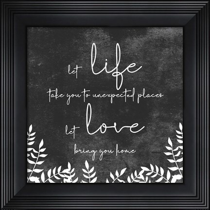 Framed Let Love Print