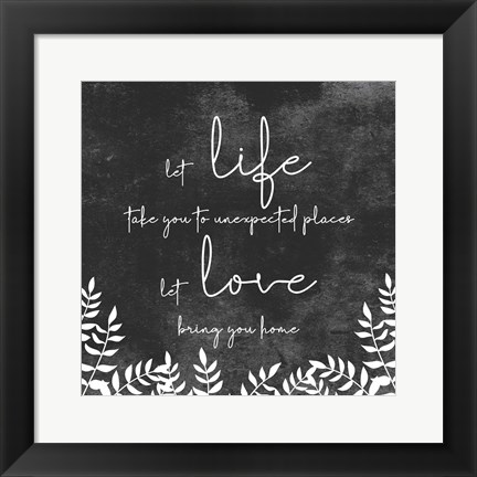 Framed Let Love Print